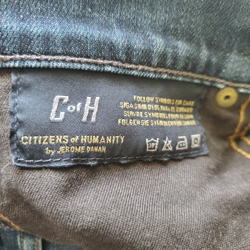 Citizens of Humanity Phoebe Slim Straight Crop Jeans Dark Wash‎ Women's Size 27